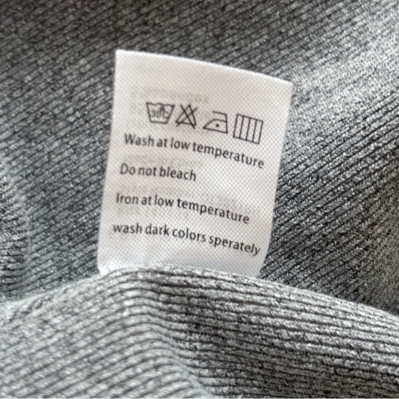 Frenchmauve Melanie Ribbed Knit Jacket XL 3/4 Sleeve Stone Grey - Picture 8 of 9